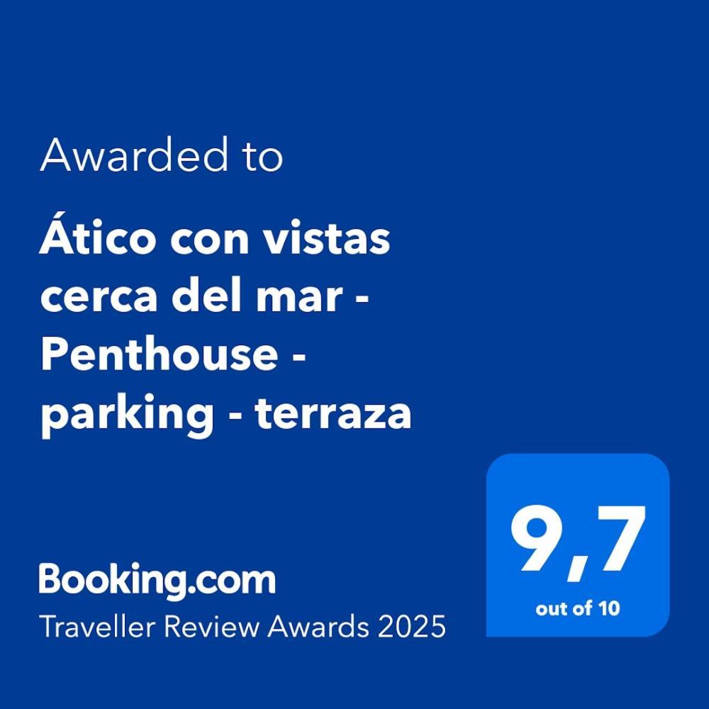 Atico Con Vistas Cerca Del Mar - Penthouse - Parking - Terraza Leilighet Torre Del Mar Eksteriør bilde